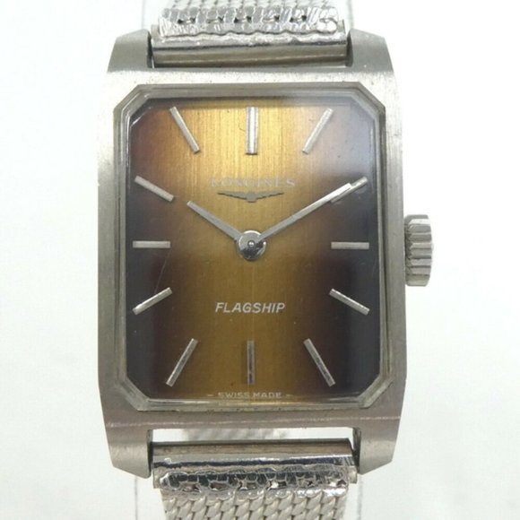 LONGINES Flagship Watch Ladies Hand Winding Silver - Picture 2 of 6